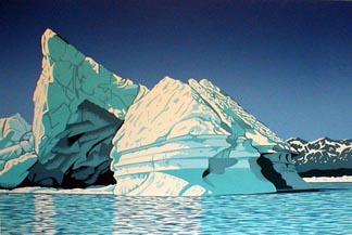 The Ice Castle-Alsek Bay, Ed 125, 12x18, $B