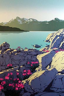 Summer Evening at Glacier Bay, Ed 145, 12x18